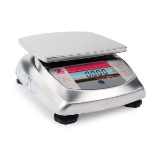 Ohaus Compact Bench Scales   Valor 3000 Xtreme Compact Scales Model V31X501, 500g x 0.1g, 1.1025 x 0.0005lb, 17.635 x 0.005 oz or 1/8 oz default resolution, Not NTEP Certified<BRPlatform Size 4.72 in / 120 mm Round Science Lab Balances Industrial &