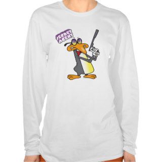 secret agent penguin cartoon character t shirts