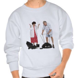 Funny Grill Pull Over Sweatshirts