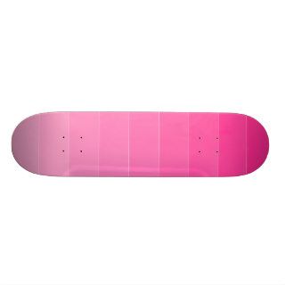 Bright Pink Ombre Trendy Fashion Colors Skateboard Decks