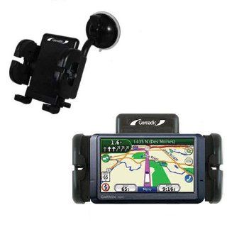 Garmin Nuvi 465T 465LMT compatible Windshield Mount for the Car / Auto   Flexible Suction Cup Cradle Holder for the Vehicle GPS & Navigation