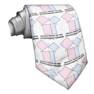 Euclid's Proof Of The Pythagorean Theorem Tie