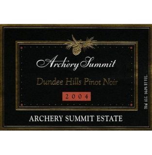 Archery Summit   Pinot Noir Oregon Estate 2004 Wine