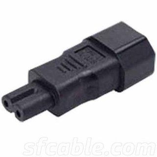 SF Cable, IEC C14 3 prong plug to C7 2 prong receptacle 