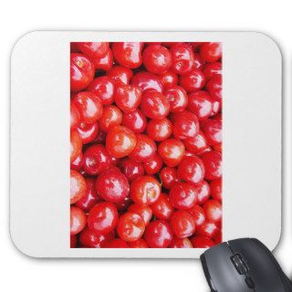 Cherry Fruit Health Remind Healthy Pink Passion Be Mouse Pad