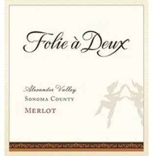 Folie A Deux Merlot Alexander Valley 750ML Wine