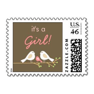 Mod Birds Postage Stamps