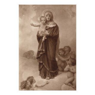 Baby Jesus and Mother Mary Posters