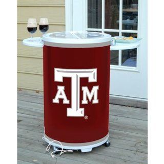 Texas A&M University Aggies Mini Fridge Tailgating Station  Sports Fan Coolers  Sports & Outdoors
