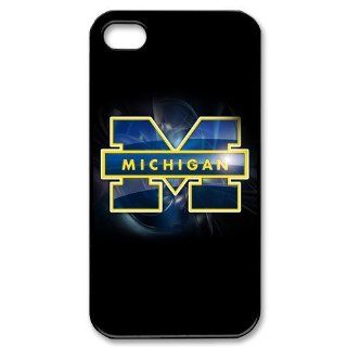 Best Iphone Case NCAA Michigan Wolverines Iphone 4 4s Case Cover Top Iphone Case Show Cell Phones & Accessories