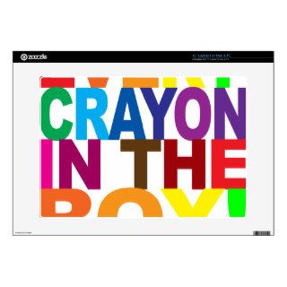 Every Crayon in the Box Laptop Decal