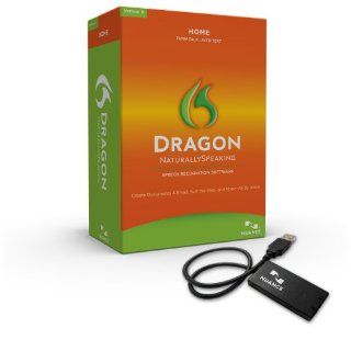Dragon NaturallySpeaking Home 11 + USB Sound Adapter [Old Version] Software