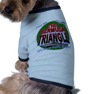 Bermuda Triangle Funny Logo Dog Clothes