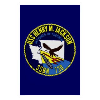 USS Henry M jackson (SSBN 730) Poster