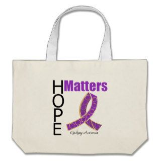 Hope Matters Epilepsy Awareness (Jeweled Ribbon) Tote Bag