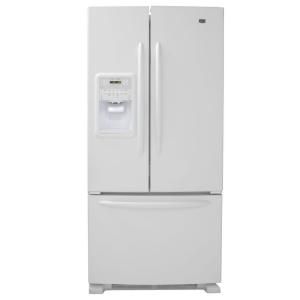 Maytag ICE2O 33 in. W 21.8 cu. ft. French Door Refrigerator in White MFI2269VEW