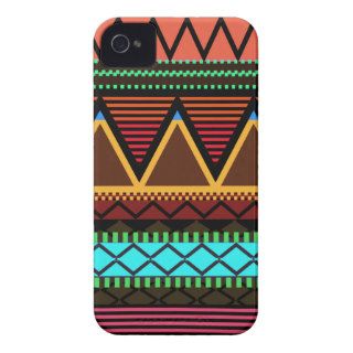 Earthy Neon Modern Tribal Case Mate iPhone 4 Cases
