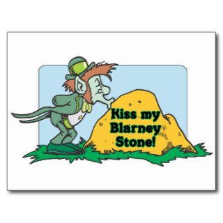 Kiss My Blarney Stone Post Card