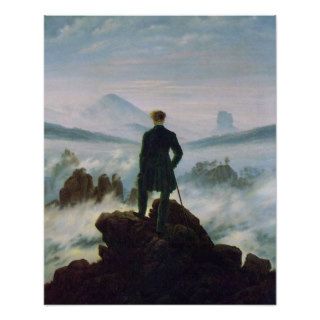 Wanderer above a Sea of Fog Print