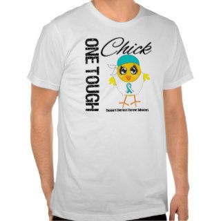 One Tough Chick Cervical Cancer Warrior Tees