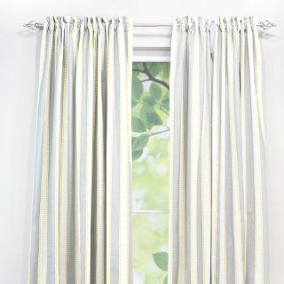 Chooty Rod Pocket Curtain Panel, 54 by 108 Inch, Lulu Storm   Window Treatment Panels