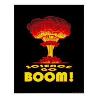 Science Go Boom Poster