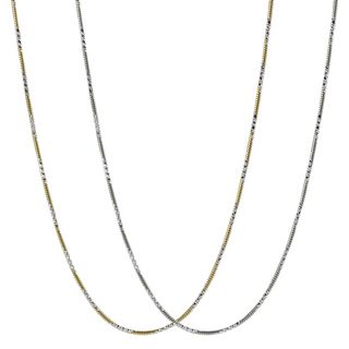 Tressa Collection Sterling Silver Gold plated Chain Tressa Sterling Silver Necklaces