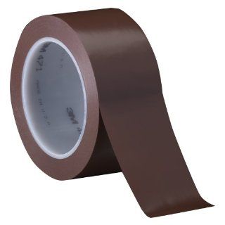 3M Vinyl Tape 471 Brown, 2 in x 36 yd, Conveniently Packaged (Pack of 1)