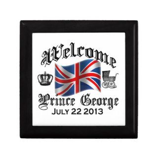 Welcome Prince George July 22 Trinket Boxes