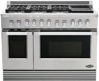 DCS RGU 486GD N Range 48, 6 Burner, Griddle, Natural Gas Appliances