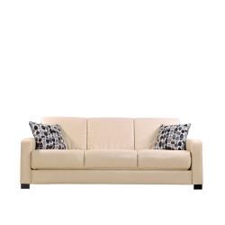 Portfolio Trace Convert a Couch Almond Renu Leather Futon Sleeper Sofa PORTFOLIO Futons