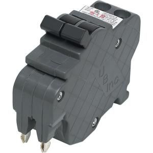 Federal Pacific Thin 15 Amp 1 in. Double Pole Type F UBI Replacement Circuit Breaker UBIF0215N