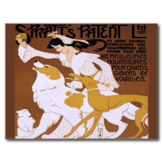 Spratt's Patent Ltd Dog Biscuits ~ Vintage French Post Cards