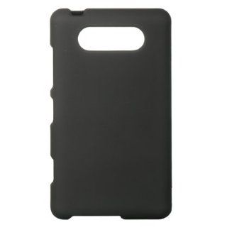 Black Rubberized Hard Case Cover for Nokia Lumia 820 Cell Phones & Accessories