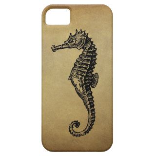 Vintage Seahorse Illustration iPhone 5 Case
