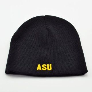 Arizona State Sun Devils Official NCAA Adult One Size Knit Beanie Hat  Sports Related Collectibles  Sports & Outdoors