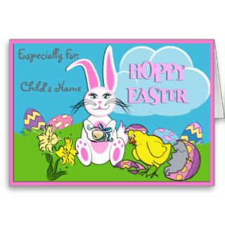 Hoppy Easter Kid's Easter Card