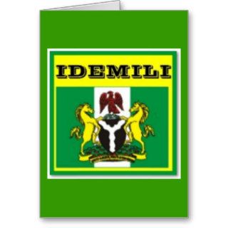 No1 Idemili,  Nigeria T Shirt And Etc Card
