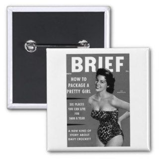 Kitsch Vintage Brief Men's Magazine Cover Pin Up