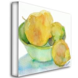 Wendra 'Lemona' Square Canvas Art Trademark Fine Art Canvas
