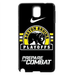 Design 17 Sports NHL Boston Bruins Logo Print Case With Hard Shell Cover for Samsung Galaxy Note 3 Cell Phones & Accessories