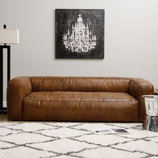 Diva Leather Outback Bridle Sofa