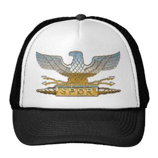 Chrome Roman Eagle Hats