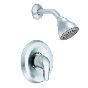 MOEN Chateau 1 Handle Shower Faucet Trim Kit in Brushed Chrome (Valve Not Included) TL182BC
