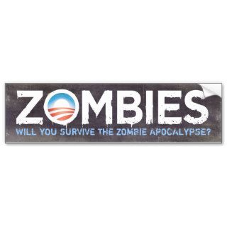 Obama Zombies Bumper Sticker