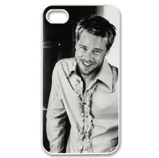 Iphone4/4s Covers Brad Pitt personalized case Cell Phones & Accessories