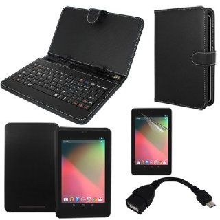Skque Premium Black Silicone Case Cover + LCD Screen Protector + Micro OTG Ca Computers & Accessories