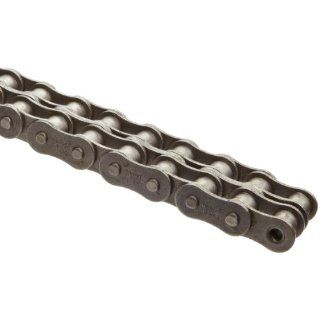 HKK BS12BR2A ISO 12B Double Strand British Standard Chain, Riveted, 3/4" Pitch, 0.475" Roller Diameter, 0.460" Roller Width, 10 Foot Length