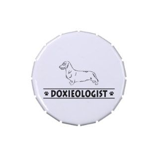 Funny Dachshund   Wirehaired Jelly Belly Tin