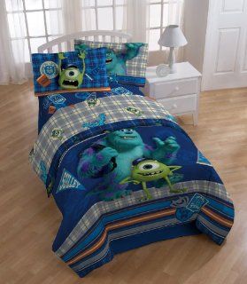Disney Monster University Scare Care Sheet Set, Twin   Childrens Pillowcase And Sheet Sets